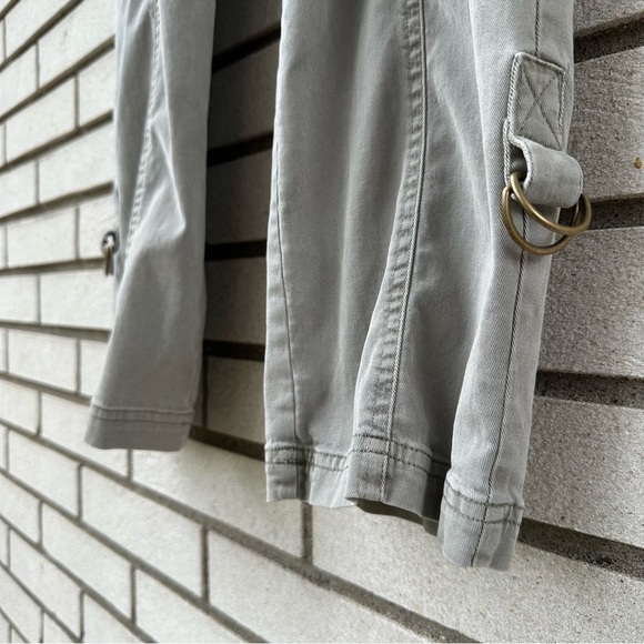 Soft Surroundings Medina Pants Sage Green Roll Up Hem - Picture 3 of 14